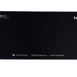 TERRA Mousepad XXL NEON Gaming noir/violet ; 900 x 400 x 3 mm