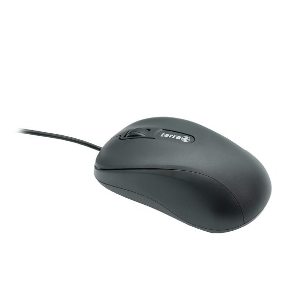 TERRA souris 1500 Cordon USB noir 3- 1,80m – Image 3